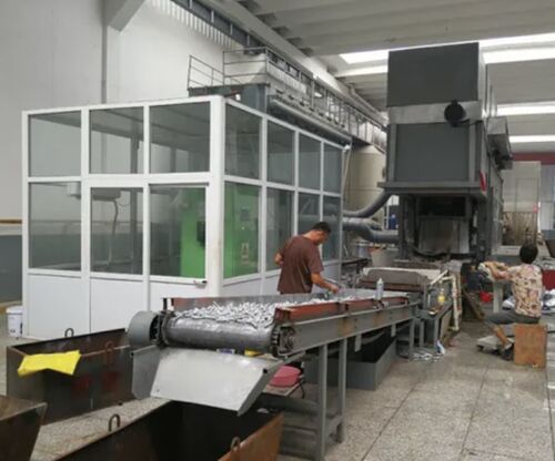 kasus perusahaan terbaru tentang Peralatan Galvanisasi Celup Panas Dikirim ke Produsen Guardrail Jalan Raya di Thailand