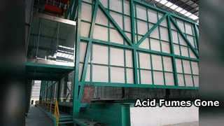 Sistem Ekstraksi Asap Asam 900 Pa 10s