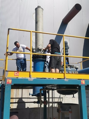 Sistem ekstraksi uap asam stainless steel 1200mm X 800mm X 1500mm untuk ekstraksi di industri