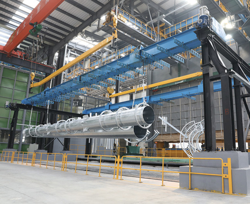 Warna yang dapat disesuaikan 2.0~3.0mm Keakuratan Kontrol Suhu Hot Dip Galvanizing Line
