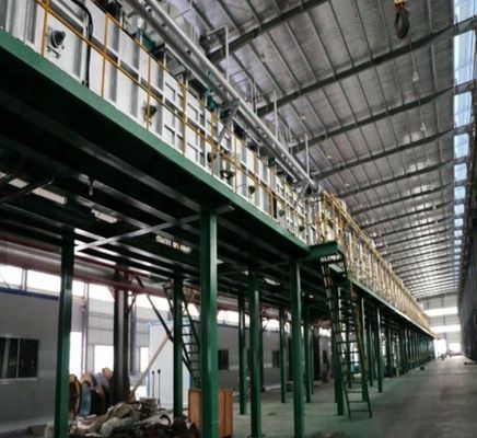 Peralatan Galvanizing Hot Dip Otomatis yang Dikendalikan PLC Ramah Lingkungan dengan 55000 atau 110000 Set